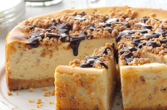 Bánh cheesecake với thanh protein tốt cho sức khỏe