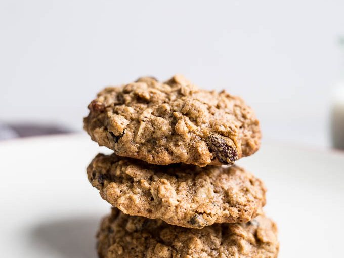 Bánh quy nho khô bột yến mạch không đường không chứa gluten